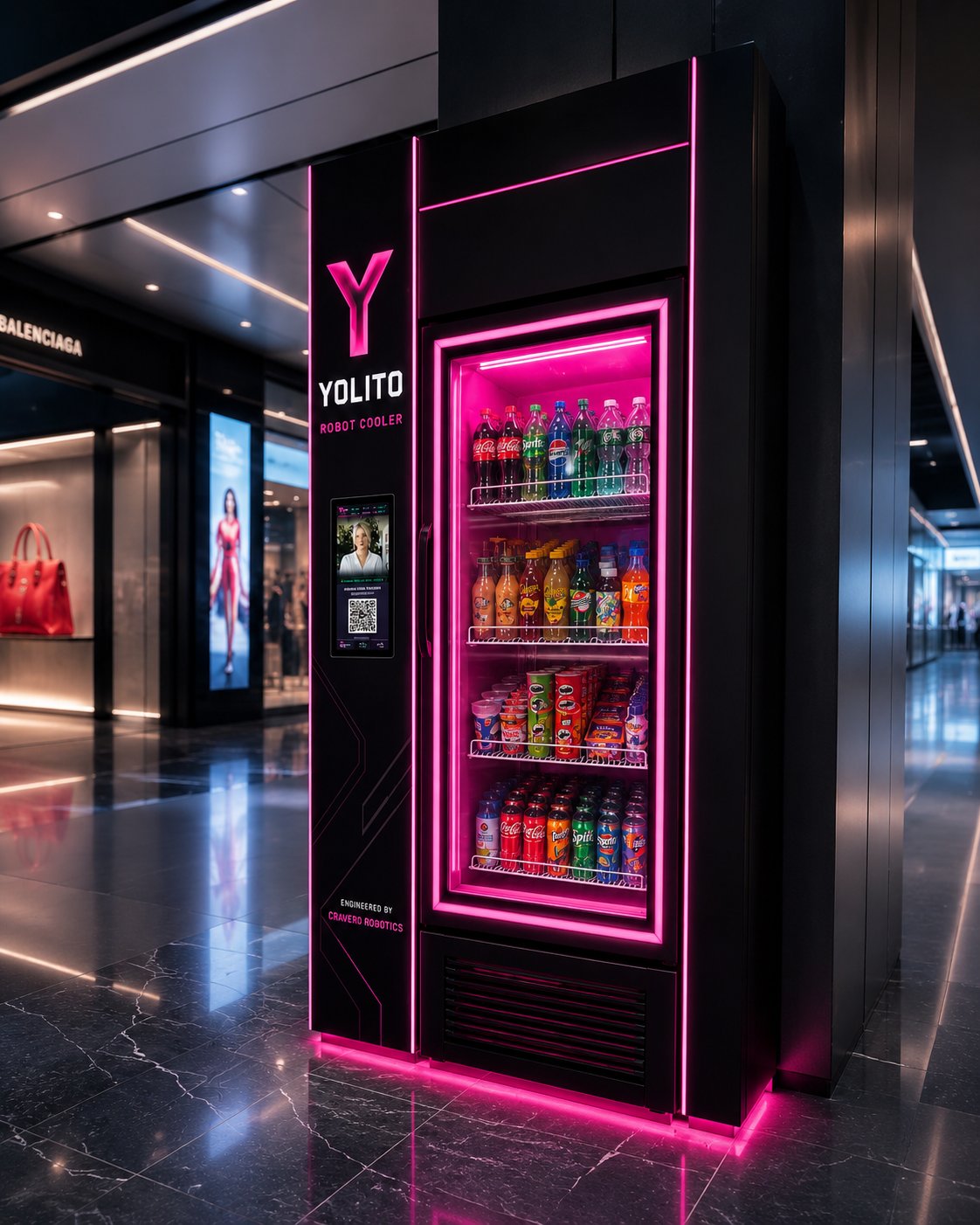 Yolito in luxury mall